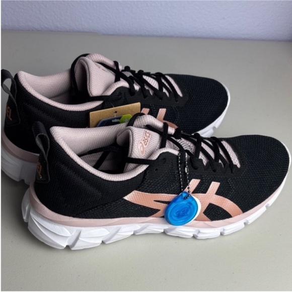 NWT ASICS GEL QUANTUM LYTE Black and Metallic
Rose Gold Running Shoes OG Box - Picture 10 of 13
